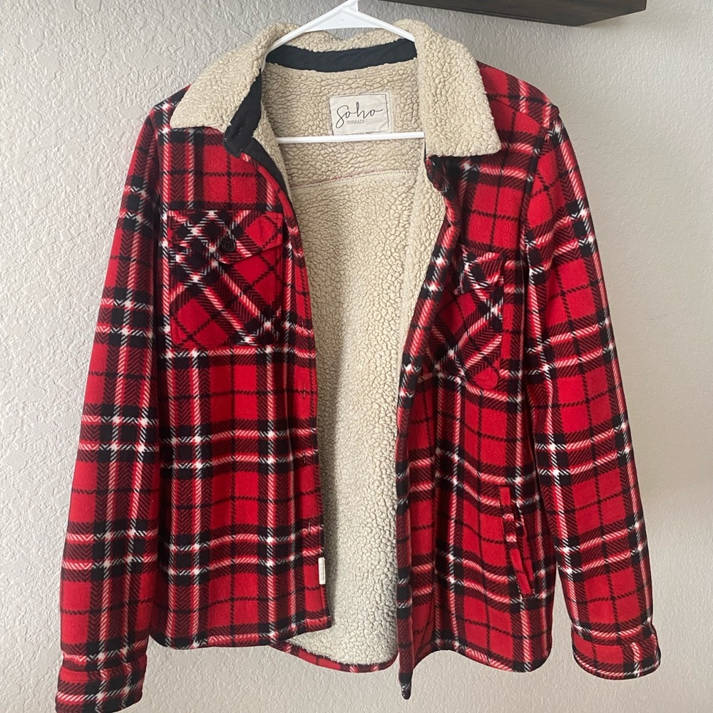 Soho threads comfy jacket, size small